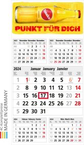 5-Monatswandkalender Commerce 5 Post A als Werbeartikel
