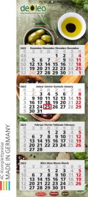 4-Monatswandkalender Quadro Light 4 als Werbeartikel