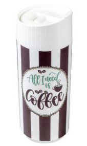 Bio Coffee to go Premium 425ml mit 4c In-Mould-Label als Werbeartikel