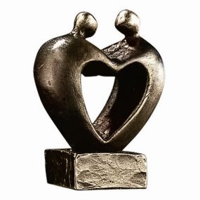 Skulptur Ein Herz füreinander als Werbeartikel