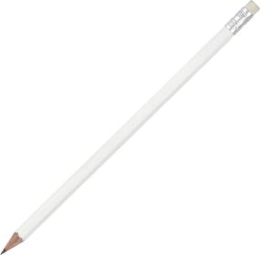 Bleistift 6-eckig, farbig lackiert - mit Radiergummi als Werbeartikel