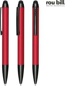 roubill Attract Soft Touch Kugelschreiber Touch Pad Pen als Werbeartikel