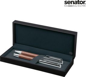 senator® Tizio Set (Drehkugelschreiber+ Füllhalter) als Werbeartikel