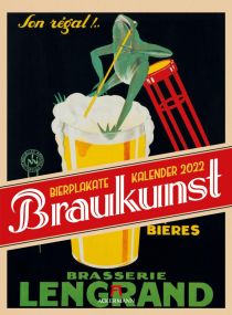 Kalender Braukunst Bierplakate 2021 als Werbeartikel