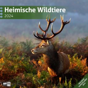 Kalender Heimische Wildtiere 2023, 30x30 cm als Werbeartikel