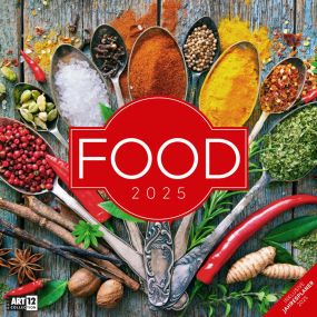Kalender Food 2023, 30x30 cm als Werbeartikel