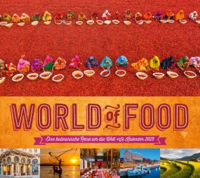 Kalender World of Food 2023 als Werbeartikel