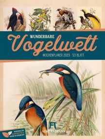 Kalender Wunderbare Vogelwelt - Wochenplaner 2023 als Werbeartikel