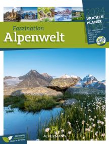 Kalender Alpenwelt - Wochenplaner 2023 als Werbeartikel