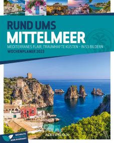 Kalender Rund ums Mittelmeer - Wochenplaner 2023 als Werbeartikel