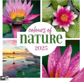 Kalender Colours of Nature 2023, 30x30 cm als Werbeartikel