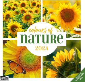 Kalender Colours of Nature 2023, 30x30 cm als Werbeartikel