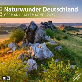 Kalender Naturwunder Deutschland 2023, 30x30 cm als Werbeartikel