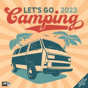 Kalender Camping 2023, 30x30 cm als Werbeartikel