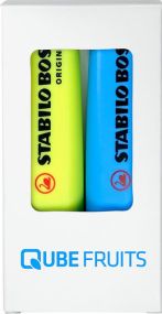 Stabilo BOSS ORIGINAL 2er-Set Leuchtmarkierer als Werbeartikel
