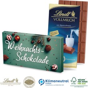Premium Schokolade von Lindt als Werbeartikel
