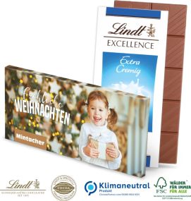 Schokoladentafel Excellence von Lindt als Werbeartikel