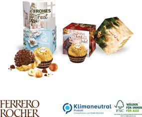 Werbe-Würfel mit Ferrero Rocher als Werbeartikel