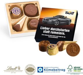 Lindt Pralinés Kleiner Dank - inkl. Digitaldruck als Werbeartikel