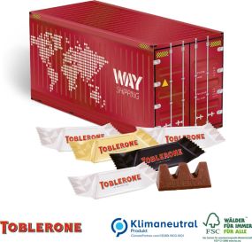 3D Präsent Container, Klimaneutral, FSC® als Werbeartikel
