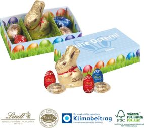 Köstliche Frühlingsboten von Lindt - inkl. Digitaldruck als Werbeartikel