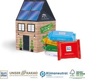 3D Präsent Haus, Klimaneutral, FSC® als Werbeartikel