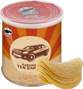 Mini Pringles mit Banderole als Werbeartikel