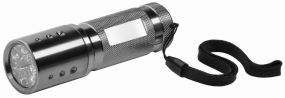 LED MegaBeam Taschenlampe 12x Power Security Metmaxx® als Werbeartikel