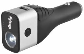 USB-Autoadapter Car Charge & Power Logo Metmaxx® als Werbeartikel