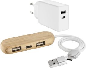 USB-Hub PowerPlug‘nHub Metmaxx® als Werbeartikel