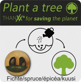 thanxx® Plant a tree als Werbeartikel