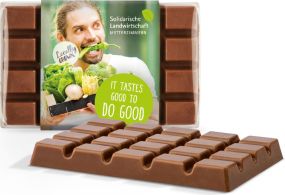 Design Schokolade als Werbeartikel