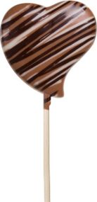 Schokolade Lollipop Vollmilchherz als Werbeartikel als Werbeartikel