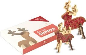 Schokolade Xmas Reindeers 3D Rentiere als Werbeartikel