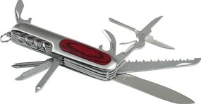 Taschenmesser mit 9 Werkzeugen Hunter SW® als Werbeartikel