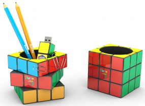 Original Rubiks Stifteköcher als Werbeartikel