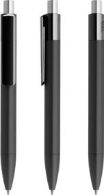 Prodir® DS4 Soft Touch Druckkugelschreiber PRR mit satiniertem Drücker als Werbeartikel