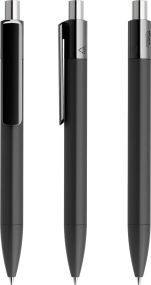 Prodir® DS4 Soft Touch Druckkugelschreiber PRR mit poliertem Drücker als Werbeartikel