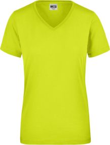 Damen Arbeits T-Shirt in Signalfarbe als Werbeartikel