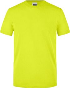 Herren Arbeits T-Shirt in Signalfarbe als Werbeartikel