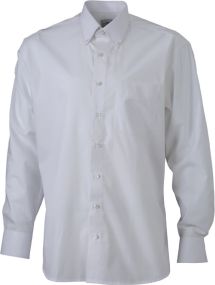 Bügelfreies Herrenhemd Button-Down als Werbeartikel