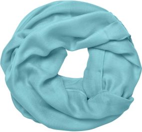 Moderner Loop Schal aus recycelten Polyester als Werbeartikel