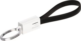 Schlüsselanhänger Micro USB Kabel als Werbeartikel