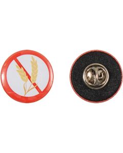Metallbutton 25 mm mit Pin und Clutch - inkl. Werbedruck