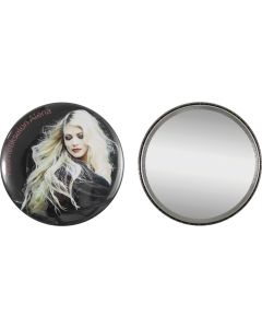 Metallbutton 75 mm mit Spiegel - inkl. Werbedruck