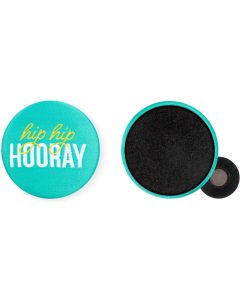 Textil-Button 37 mm mit Textilienmagnet - inkl. Werbedruck