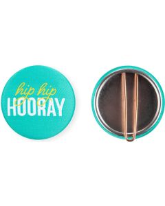 Textil-Button 37 mm mit Clip - inkl. Werbedruck