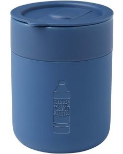 Keramikbecher mit Silikonhülle und Kunststoffdeckel Java 330 ml