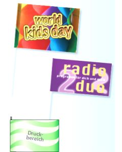 Papierfahnen 20 x 30 cm