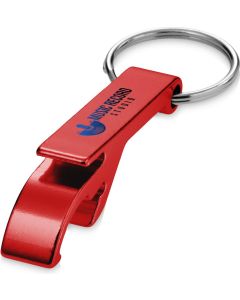 Tao Schlüsselanhänger mit Flaschen- und Dosenöffner aus recyceltem RCS Aluminium